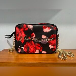 VICTORIA'S SECRET VS NWOT Floral 2019 Holiday Crossbody Gold Chain NEVER USED